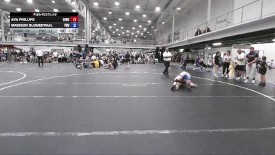 118 lbs Round 1 (6 Team) - Ava Phillips, Empire Girls WC vs Madison Blumenthal, Pride WC