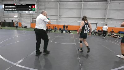 140-149 lbs Semifinal - Dalin Mendell, Donahue Wrestling Academy vs Vince Black, Prodigy