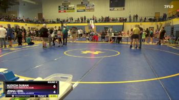 75 lbs Round 2 - Alexcia Duran, Kanza FS/GR Wrestling Club vs Jenna Herl, Next Level Training Academy