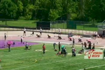 2009 Athletics Ontario Junior Men 200m Heat 2 of 7