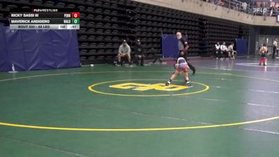 48 lbs Round Of 16 - Ricky Sassi III, Pennsville Twp vs Maverick Andidero, Walden