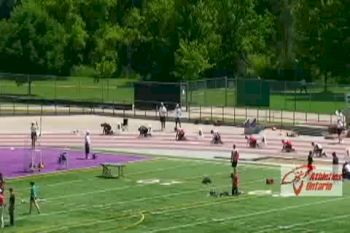 2009 Athletics Ontario Junior Men 200m Heat 5 of 7