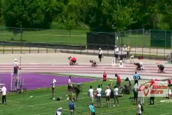 2009 Athletics Ontario Qualifier Meet - Senior Men 200m Section 1 of 6 with replay