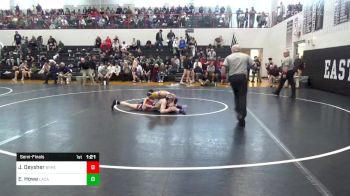 120 lbs Semifinal - Jacob Deysher, Brandywine Heights vs Eric Howe, Lancaster Catholic