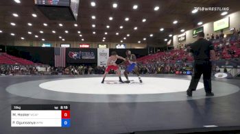 72 kg Round Of 16 - Michael Hooker, Army (WCAP) vs Peter Ogunsanya, West Point Wrestling Club