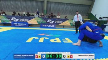SAMUEL ESTEVAO SEGOLIN vs ALEXANDRE NICOLAS DA ROCHA XAVIE 2026 FPJJ Copa Grandes Mestres Etapa 3