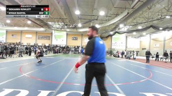 138 lbs Round Of 32 - Benjamin Rowlett, North Kingstown vs Ethan Martel, Mt. Hope