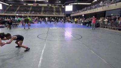 52 lbs Round Of 16 - Makai Long, New Castle vs Gavin Burgess, Ocean City