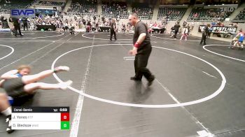 115 lbs Consolation - Jersey Yanes, Tulsa Blue T Panthers vs Daisie Bledsoe, Woodland Wrestling Club