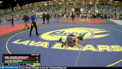 83 lbs Quarterfinal - Joel Xzavier Rodriguez, Hermiston Youth Wrestling Club vs Easton Waldron, Deschutes Mat Club