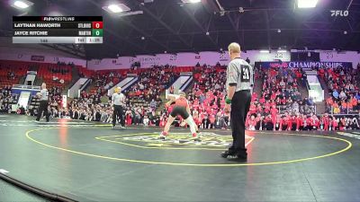 144 lbs Semifinals (8 Team) - Jayce Ritchie, Martin HS vs Laythan Haworth, St Louis HS