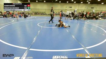 70 lbs Rr Rnd 5 - Kasen Shouse, Regulators 9U 2 vs Sebastian Escobar, Team Savage 9U