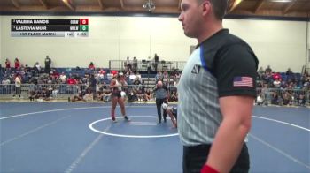 1st Place Match - Lastevia Muir, Menlo NCWA WOMEN vs Valeria Ramos, OTTAWA-WOMEN