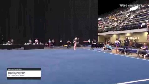 Devon Anderson - Women's Group, St. Louis Gym Centre - 2021 Women's Xcel Region 4 Championships