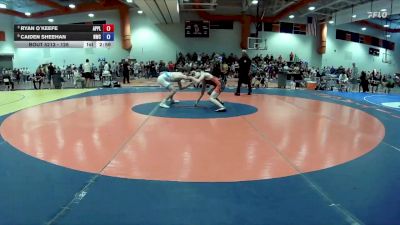 126 lbs Quarterfinal - Ryan O`keefe, Virginia Team Predator vs Caiden Sheehan, NOVA Wrestling Club