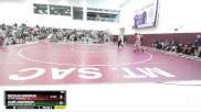 141 lbs Round 2 (3 Team) - Nicolas Naranjo, Mt. SAC (Maroon) vs Gabe Anderson, Sierra College (White)