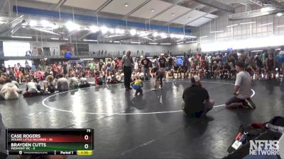 75 lbs Round 8 (10 Team) - Brayden Cutts, Piedmont WC vs Case Rogers, Violent Little Machines