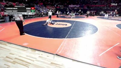 1A 106 lbs 5th Place Match - Brandon Gaither, Stanford (Olympia) vs Lelan Nelson, Richmond (R.-Burton)