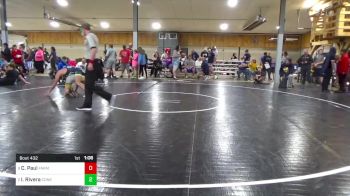 160 lbs Consi Of 8 #2 - Cameron Paul, Farmington vs Israel Rivera, Conklin