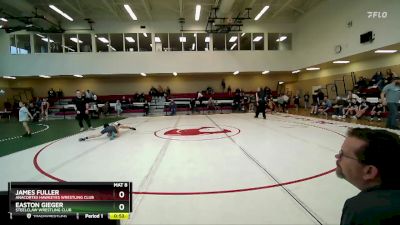 108 lbs Cons. Round 3 - James Fuller, Anacortes Hawkeyes Wrestling Club vs Easton Gieger, Steelclaw Wrestling Club