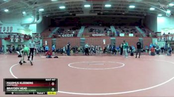 95 lbs Quarterfinal - Maximus Kleeberg, Unattached vs Brayden Head, Contenders Wrestling Academy