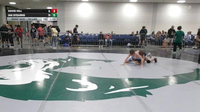 120 lbs Round Of 128 - David Hill, AL vs Ian Stearns, PA