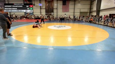 127 lbs Rr Rnd 3 - Anthony Colantuono, Mat Warriors PWC MS vs Brayden Inman, Terps Pit Bull MS