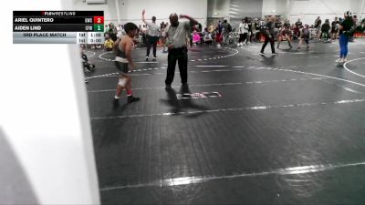 106 lbs 3rd Place Match - Ariel Quintero, Grijalva Wrestling Club vs Aiden Lind, Central Florida Wrestling