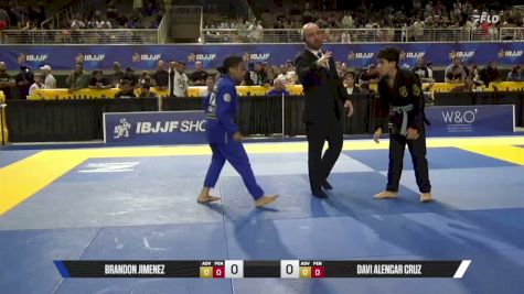 Davi Alencar Cruz vs Brandon Jimenez 2026 Pan Kids Jiu-Jitsu IBJJF Championship