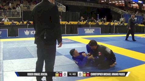 Roger Ismael Rivera vs Christopher Michael Hinano Pascu 2025 Pan Jiu Jitsu IBJJF Championship