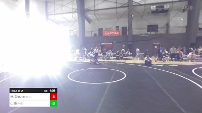 69 lbs Rr Rnd 2 - Mason Crouter, Outlaw WC vs Luciano Gil, Independent