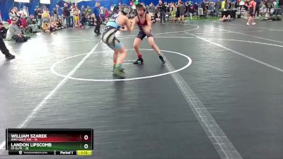 84 lbs Finals (2 Team) - William Szarek, Ohio Gold 10k vs Landon Lipscomb, CP Elite