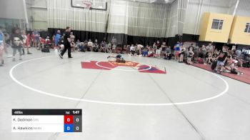 48 lbs Rr Rnd 2 - Kellan Dedmon, Carolina Hammer Squad vs Apollo Hawkins, Mat Assassins Red