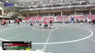 55 lbs Cons. Round 5 - Adley Roat, Hoisington vs Raylee Cersovsky, The Best Wrestler