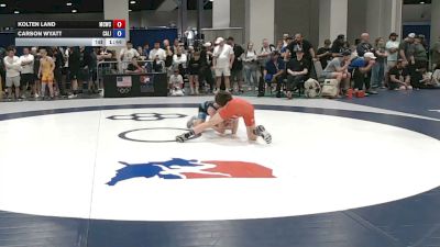 48 kg Cons. Rd Of 32 - Kolten Land, Maurer Coughlin Wrestling Club vs Carson Wyatt, California