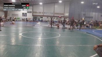 128 lbs Semifinal - Rome Cherrier, RedNose Wrestling School HS vs Soeni Vazquez, Cunliffes Corner
