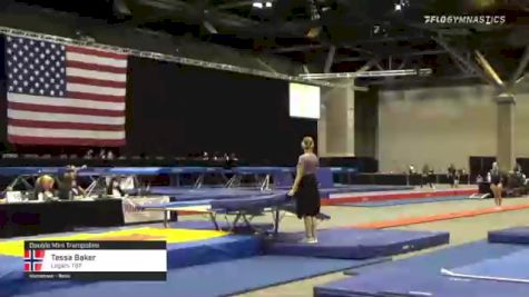 Tessa Baker - Double Mini Trampoline, Legacy T&T - 2021 USA Gymnastics Championships