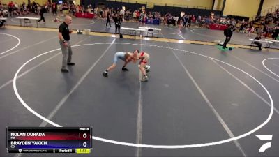 102 lbs Quarterfinal - Nolan Ourada, MN vs Brayden Yakich, CO