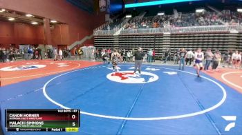 132 lbs 3rd Place Match - Cannon Boren, Thermopolis Wrestling Club vs Noah Irvine, Lander USA Wrestling