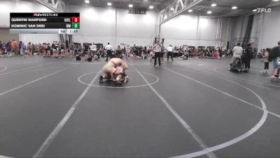 190 lbs Round 1 (6 Team) - Dominic Van Drei, Maryland Mallets vs Quentin Warford, Outlaws HS