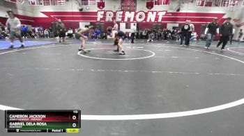 113 lbs Semifinal - Cameron Jackson, John F Kennedy -Fremont vs Gabriel Dela Rosa, Monterey