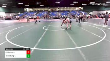 120 lbs Consolation - Jonathan Hudson, FL vs Ryan Hartung, NJ