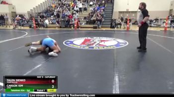 120 lbs Cons. Round 2 - Carson Kim, JARO vs Talen Sienko, Team Nazar