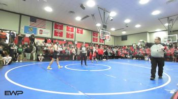 138 lbs Round Of 16 - Brody Johnson, Kiefer High School vs Tanner Barlow, McAlester