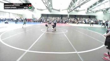 65-B lbs Round Of 32 - Christopher Porto, Team Tugman vs Thomas Spisso, High Pace Wrestling Club