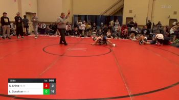 75 lbs Rr Rnd 5 - Sebastian Shine, All American K-8 vs Luke Donahue, Louisville WC K-8