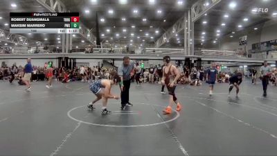 144 lbs Round 1 (8 Team) - Robert Duangmala, TDWC Maniacs Blue & Gold vs Maksim Marrero, Pirates WC