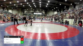 64 lbs Semifinal - Christian Cory, Level Up Wrestling Center vs Sam Ingram, Morris Fitness Wrestling Club