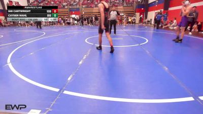 126 lbs Consi Of 8 #2 - Ian Cartwright, Verdigris vs Caysen Wahl, Bristow