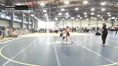 113 lbs Consi Of 16 #2 - Joseph Britt, SC vs Cole Perrin, DE